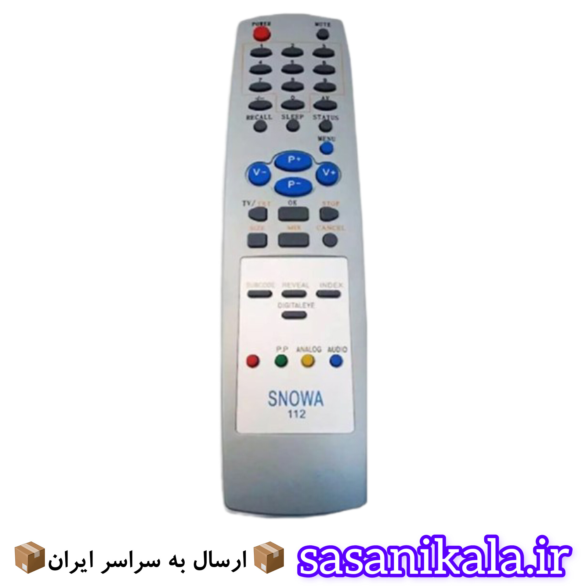 کنترل تلویزیون اسنوا مدل 112