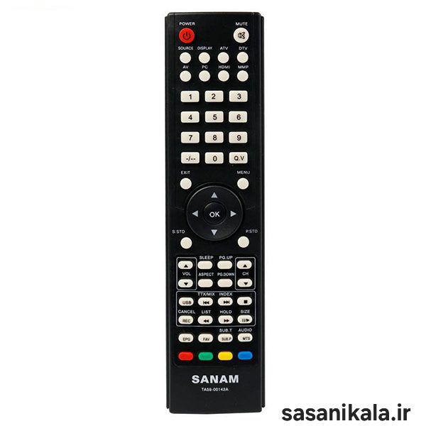 ریموت کنترل تی وی صنام طرح جدید SANAM TA59-00142A