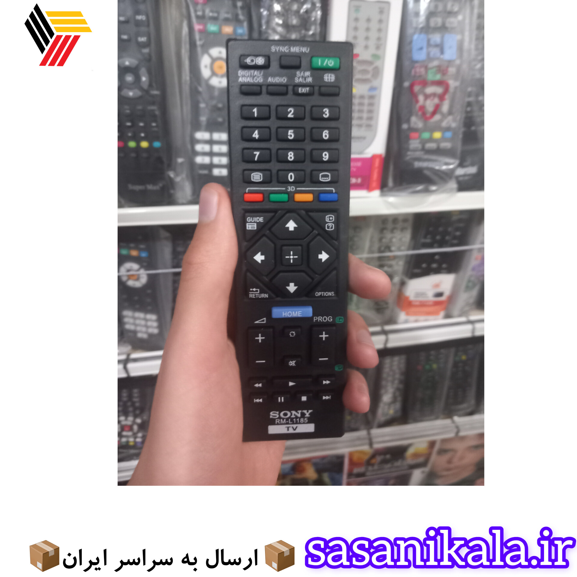 کنترل تلویزیون سونیRM-L1185  TV