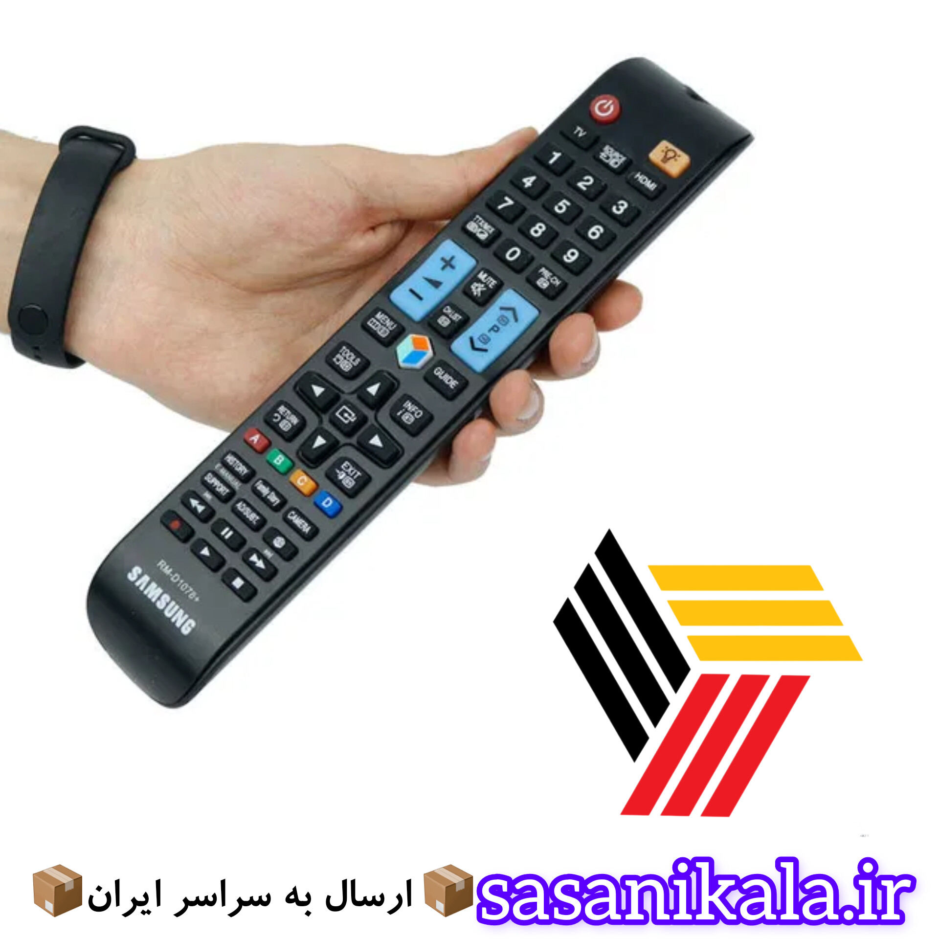 خرید ریموت کنترل تلوزیون سامسونگ مدل RM-01078چراغ دار اورجینال